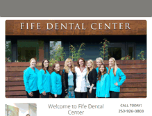 Tablet Screenshot of fifedentalcenter.com